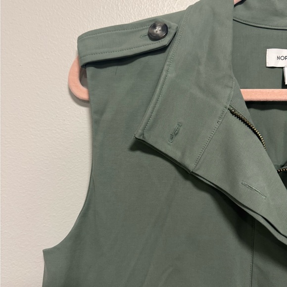Nordstrom Cotton Utility Vest In Green Duck - Picture 9 of 10